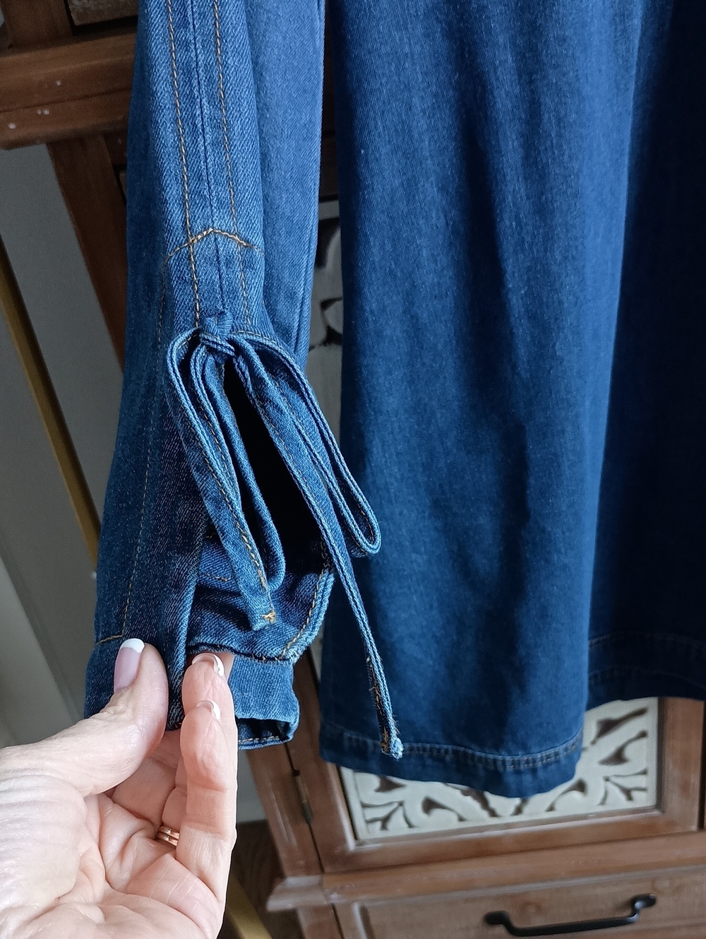 Entro Denim Dress - Picture 2 of 8